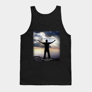 Set your minds on things above, not on earthly things Tank Top